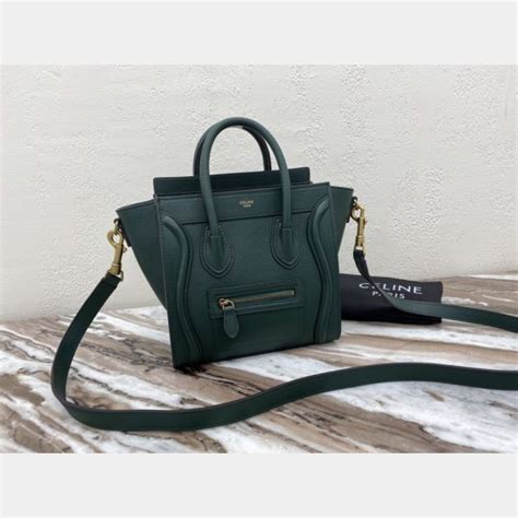 celine nano shopper green crossbody fake|celine engraving.